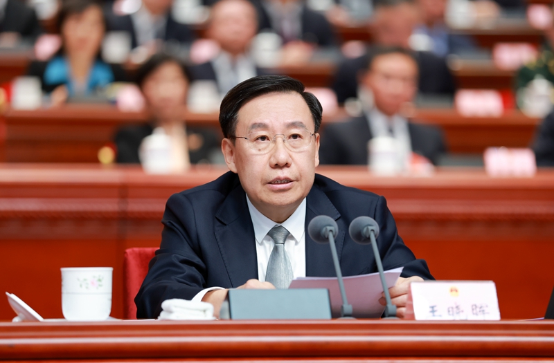 省十四届人大五次会议闭幕 王晓晖主持闭幕会并讲话 施小琳田向利于立军出席 陈炜、杨兴平当选为省人大常委会副主任 陈志君当选为省高级人民法院院长「相关图片」